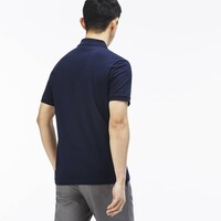 Polo Chemise Col Bord-Cotes Navy Blue