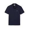Lacoste Polo Chemise Col Bord-Cotes Navy Blue