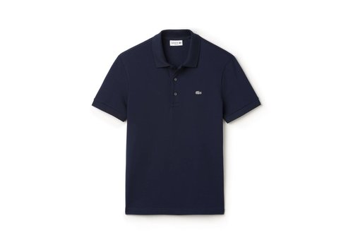 Lacoste Polo Chemise Col Bord-Cotes Navy Blue