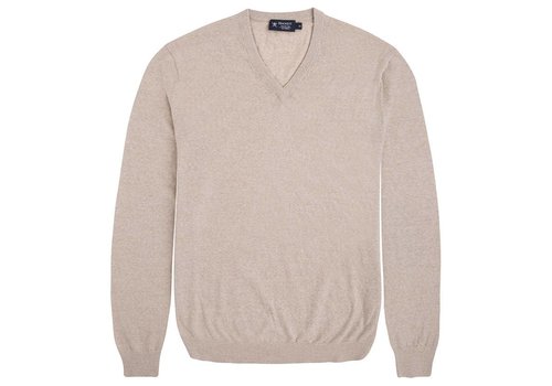 Hackett FN GG Merino V Knitwear Beige