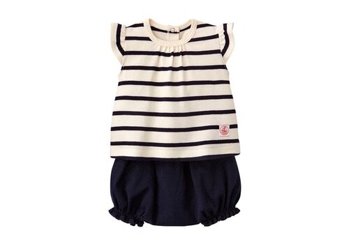 Petit Bateau Meryl croquille/abysse