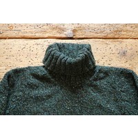 FSS72M Seaweed polo neck sweater 192