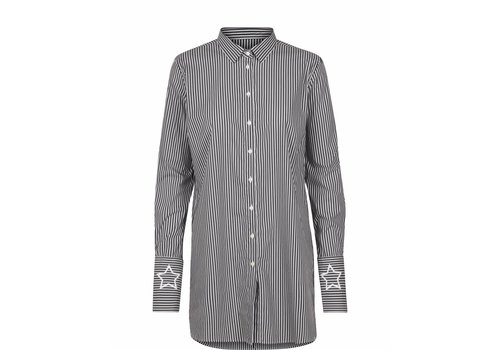 Mos Mosh Catrina Stripe Shirt Grey