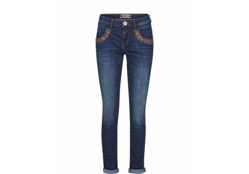 Mos Mosh Marley Naomi Flower Blue Denim