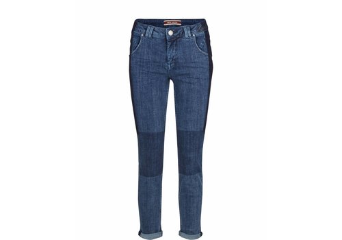 Mos Mosh Corney Patch Jeans Blue Denim