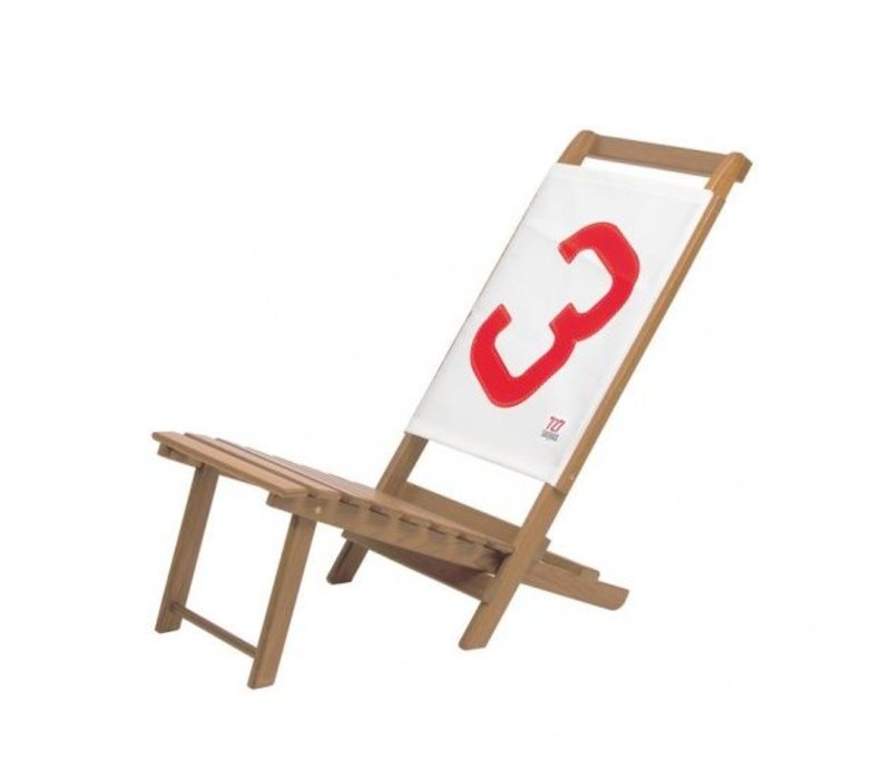 Everywhere chair - "dressed by 727 sailbags"