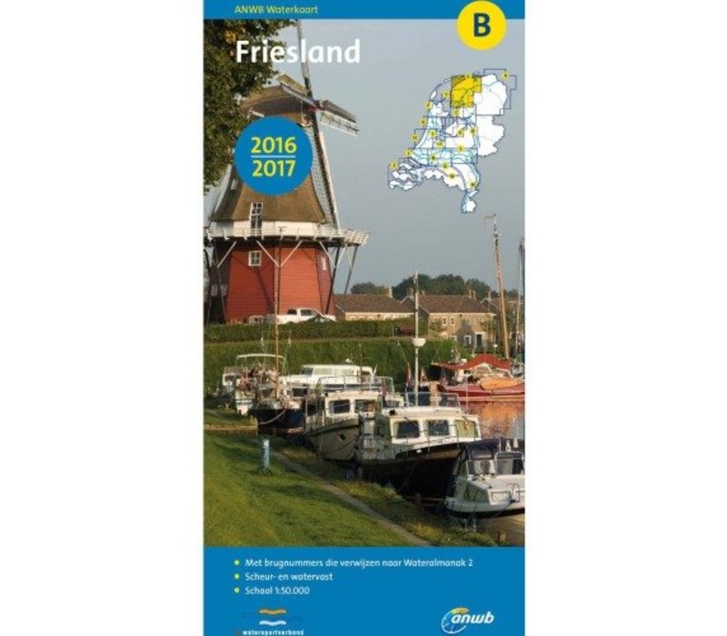 Waterkaart B Friesland 2016-2017