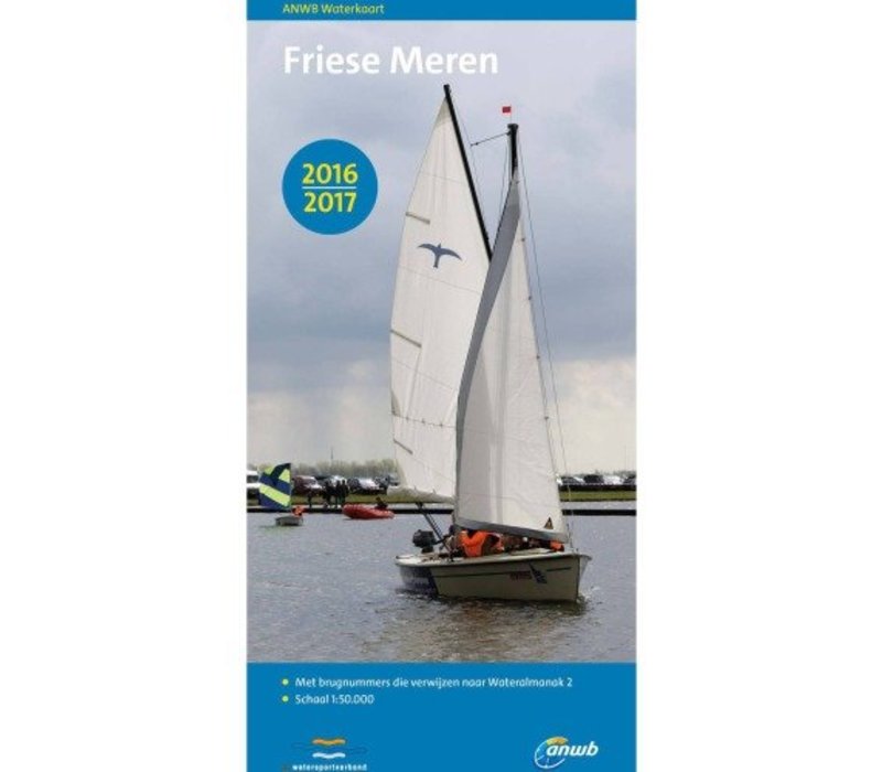 Waterkaart Friese Meren 2016-2017