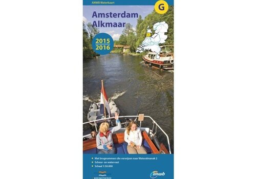 Waterkaart Amsterdam - Alkmaar - G