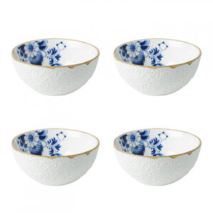 Yoghurtschaaltje Blauw Bloesem - set van 4