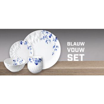 Blauw Vouw Set