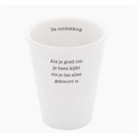 Beker Plint 'De ontdekking' - K. Schippers