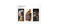 Set van 3, Magnetische boekenleggers, Mauritshuis