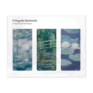 Set van 3, Magnetische boekenlegger, Monet