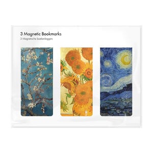 Set van 3, Magnetische boekenleggers , Vincent van Gogh