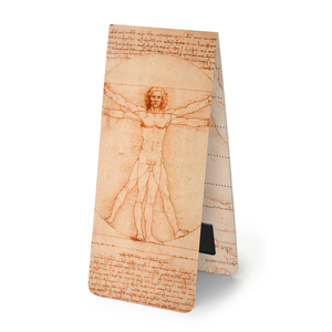 Magnetische boekenlegger, Leonardo Da Vinci, Mens van Vitruvius