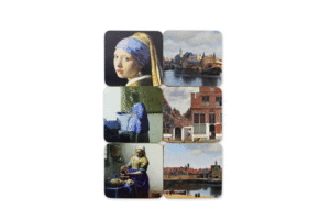 Onderzetters, schilderijen, Vermeer