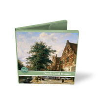 Kaartenmapje, Vierkant, Hollandse grachtenhuizen