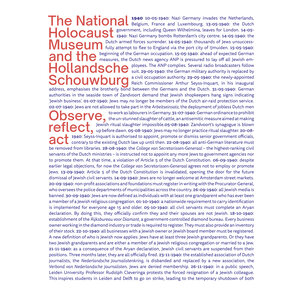 The National Holocaust Museum and the Hollandsche Schouwburg - Observe, reflect, act