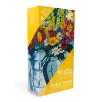 Puzzel, 1000 stukjes Charley Toorop, Vaas met bloemen tegen muur