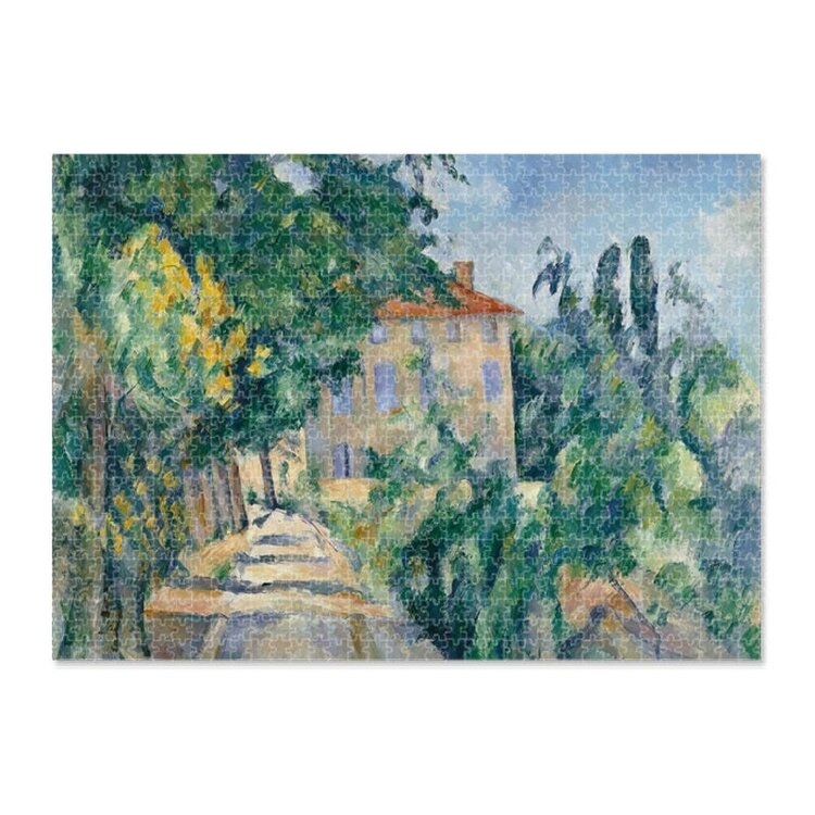 Puzzel, 1000 stukjes Paul Cézanne, Huis met een rood dak