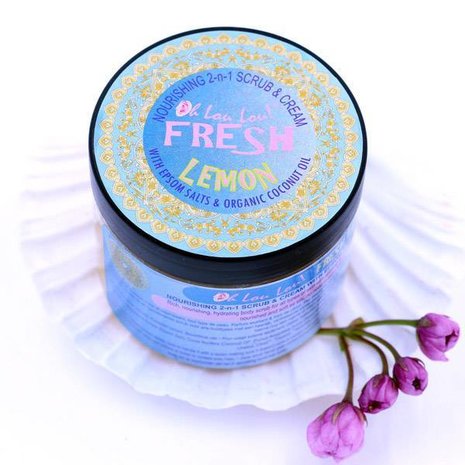 Oh Lou Lou! Gommage au sel de magnésium Fresh Lemon