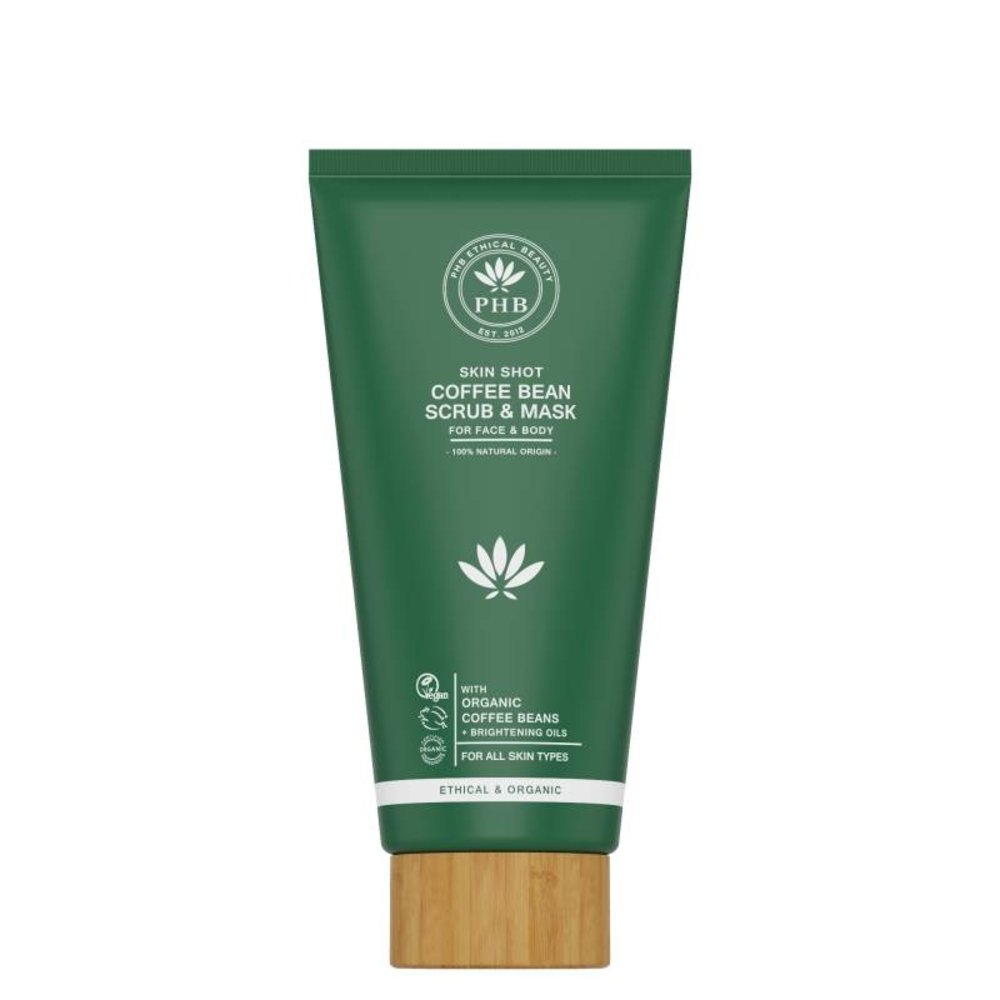 PHB Love Ethical Beauty Gommage et masque aux grains de café biologiques