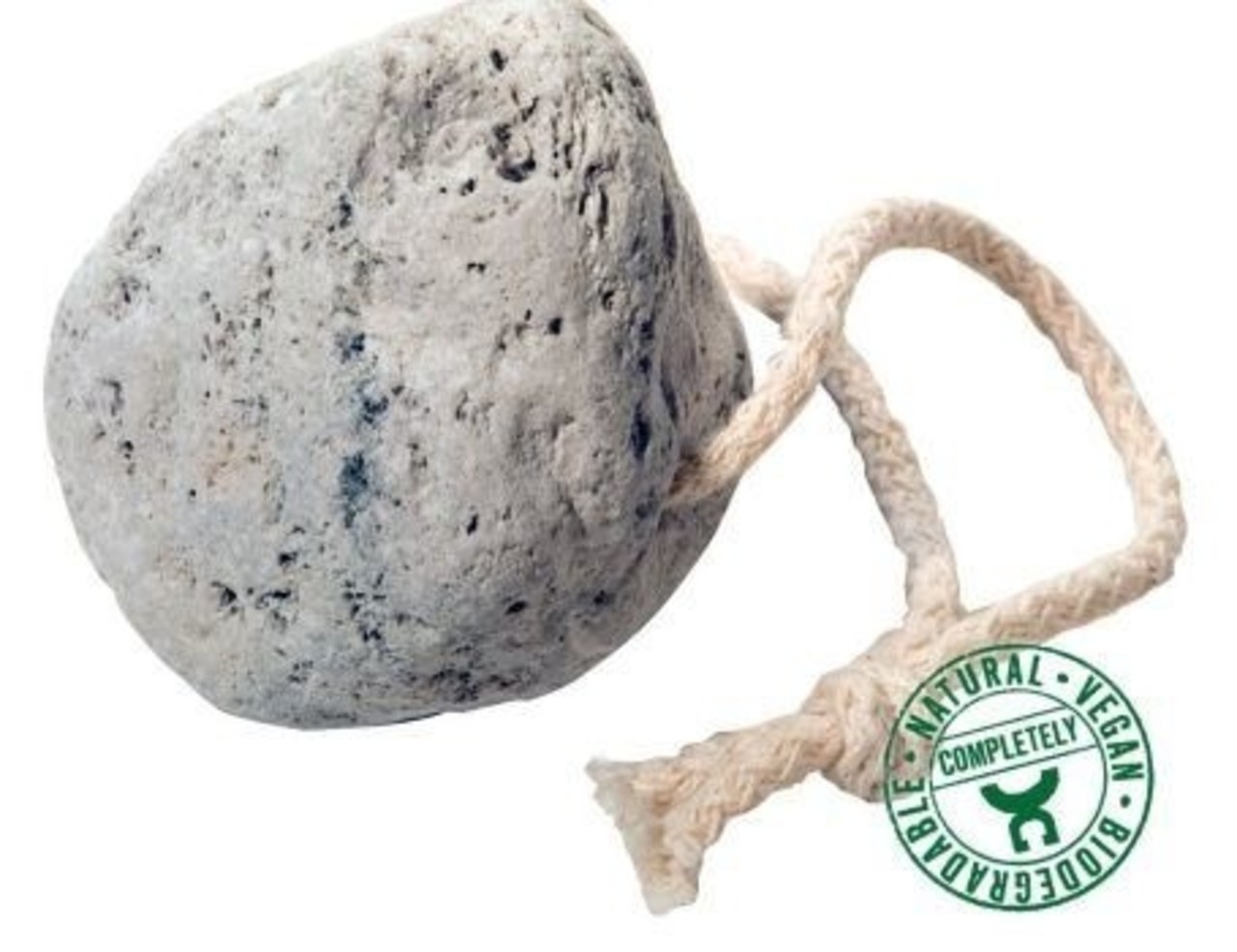 Croll & Denecke Pierre ponce blanche avec cordon