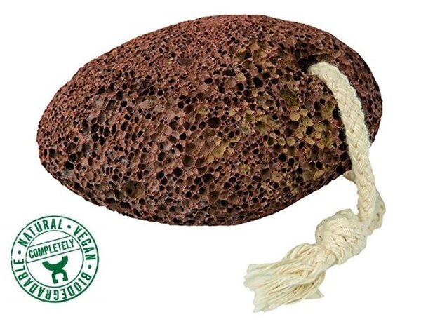 Croll & Denecke Pierre ponce noire avec cordon