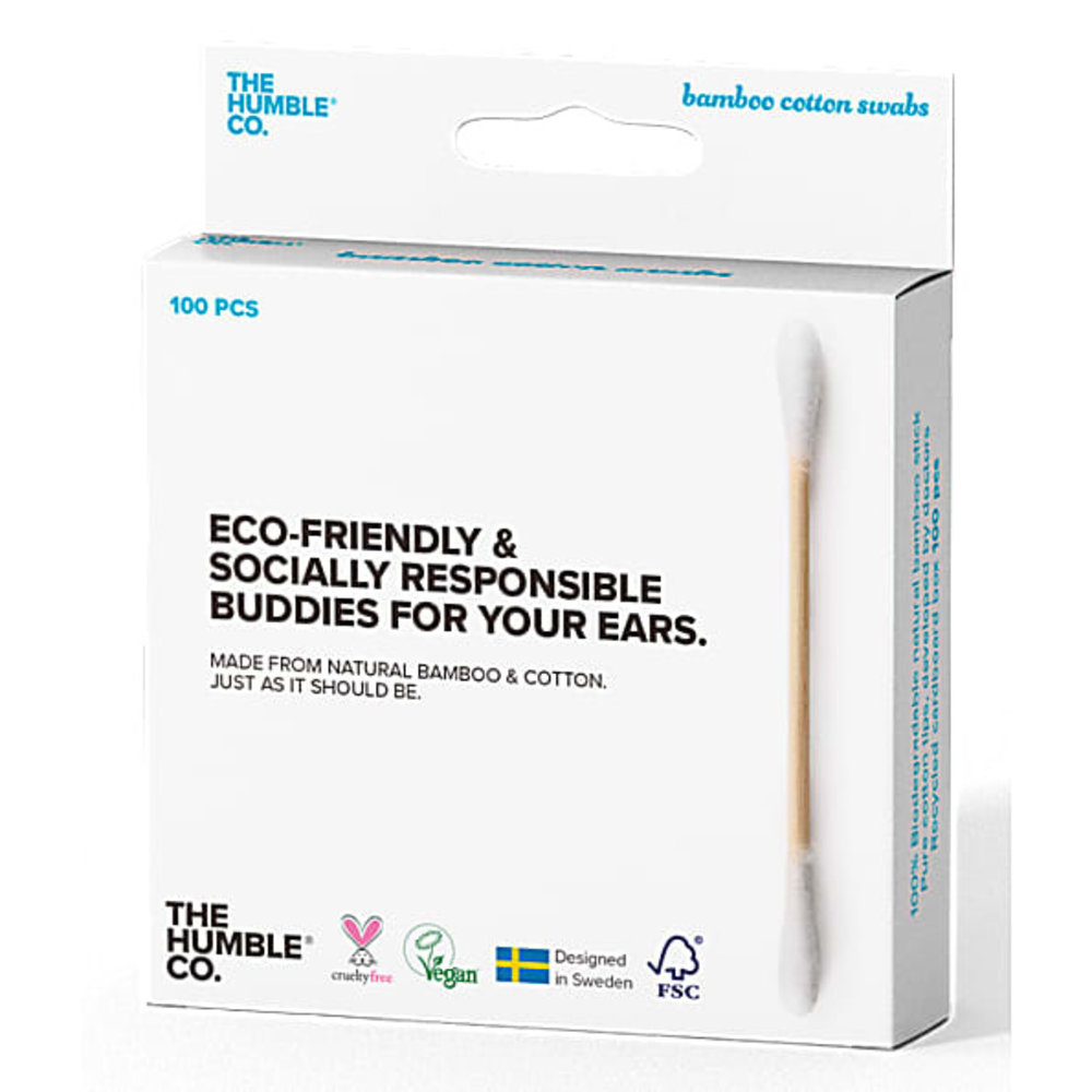 Humble Brush Bambus-Wattestäbchen weiß Humble Brush Bambus-Wattestäbchen weiß