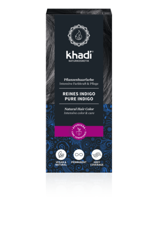 Khadi Natural Henna Hair Dye Pure Indigo Black Khadi Natural Henna Hair Dye Pure Indigo Black