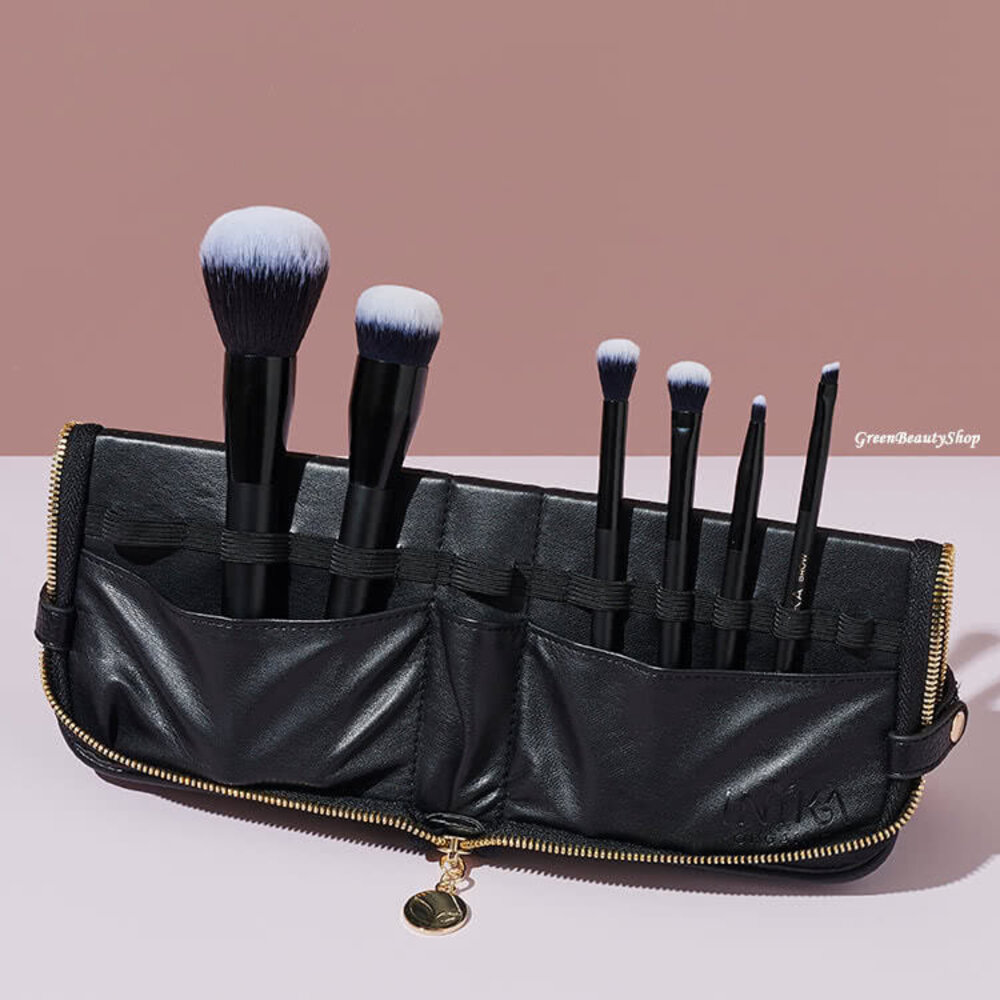 Inika Organic Set de pinceaux de maquillage végétalien