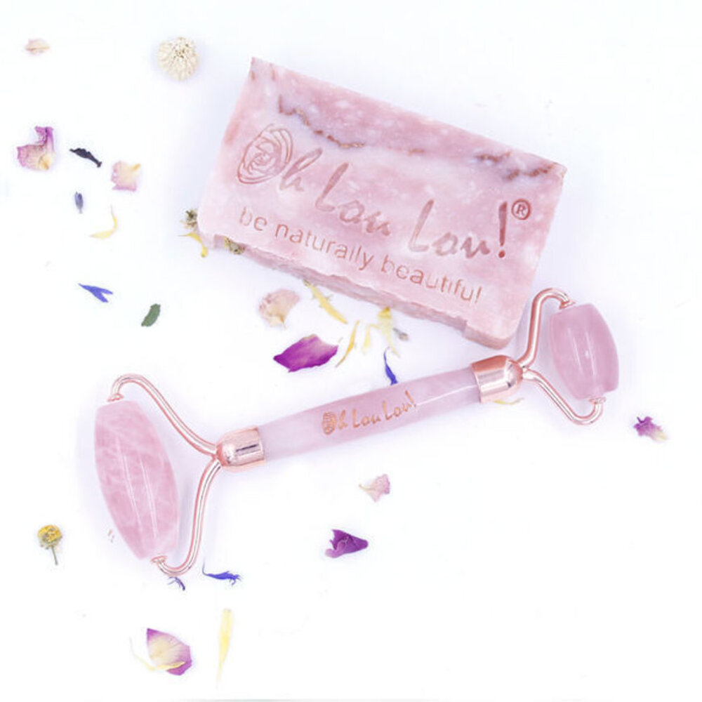 Oh Lou Lou! Rouleau de quartz rose pour le visage Oh Lou Lou! Rouleau de quartz rose pour le visage