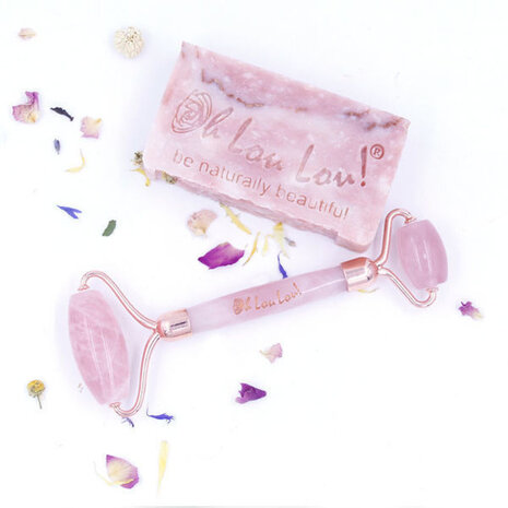 Oh Lou Lou! Rouleau de quartz rose pour le visage Oh Lou Lou! Rouleau de quartz rose pour le visage