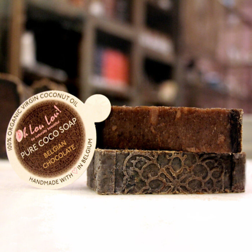 Oh Lou Lou! Coconut oil soap Belgian chocolate Oh Lou Lou! Coconut oil soap Belgian chocolate