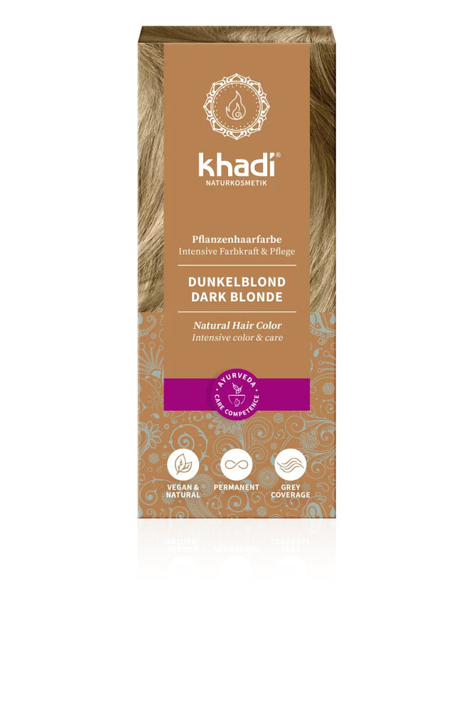 Khadi Natural Henna Hair Dye Dark Blonde Khadi Natural Henna Hair Dye Dark Blonde