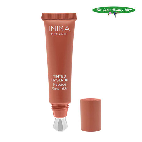 Inika Organic Tinted Lip Serum Rosewood - Peptide + Ceramide Inika Organic Tinted Lip Serum Rosewood - Peptide + Ceramide