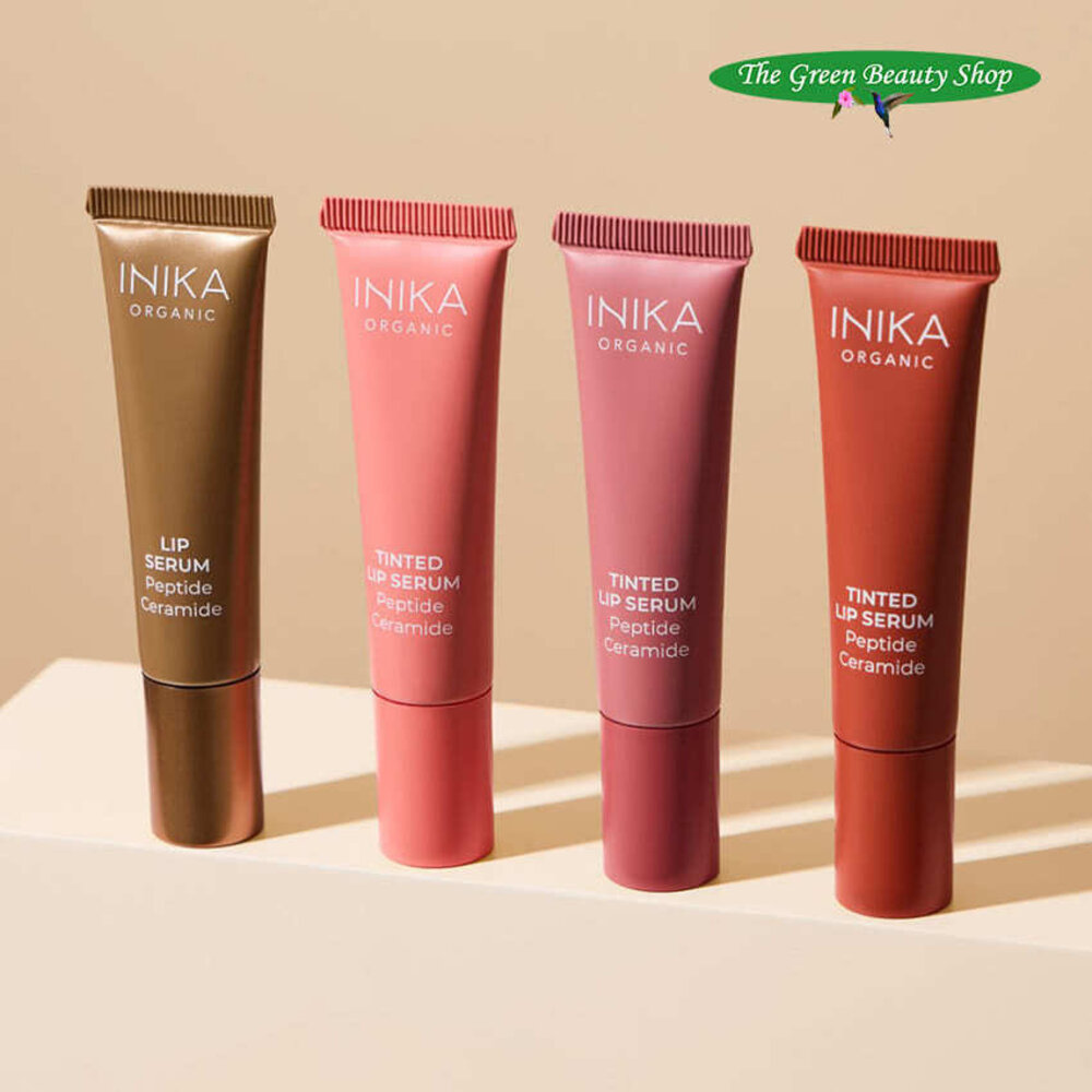 Inika Organic Tinted Lip Serum Rosewood - Peptide + Ceramide Inika Organic Tinted Lip Serum Rosewood - Peptide + Ceramide