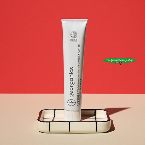Georganics Natural Fluoride Toothpaste with Activated Charcoal Georganics Natural Fluoride Toothpaste with Activated Charcoal