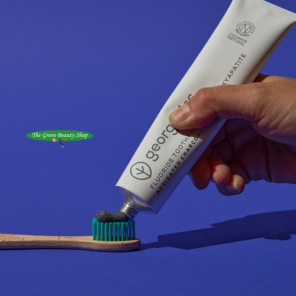 Georganics Natural Fluoride Toothpaste with Activated Charcoal Georganics Natural Fluoride Toothpaste with Activated Charcoal
