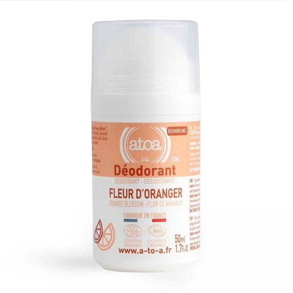 Atoa Refillable Roll-on Deodorant Orange Blossom