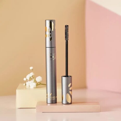 Fleurance Nature Schwarze natürliche Mascara – verlängernd