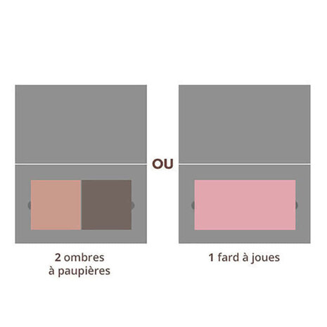 Fleurance Nature Palettes de maquillage rechargeables - Vides