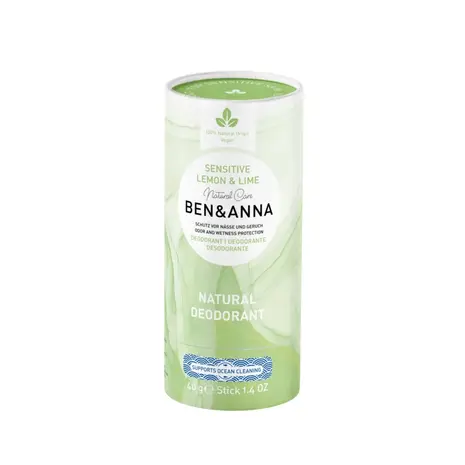 Ben & Anna Eco Deo Stick Sensitive Lemon & Lime Ben & Anna Eco Deo Stick Sensitive Lemon & Lime