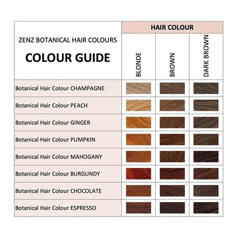 ZENZ Plant-based hair dye Burgundy