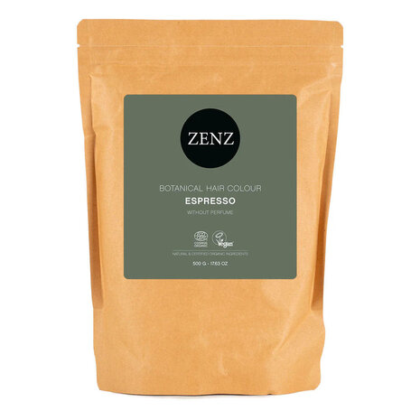 ZENZ Dunkelbraune pflanzliche Haarfarbe Espresso