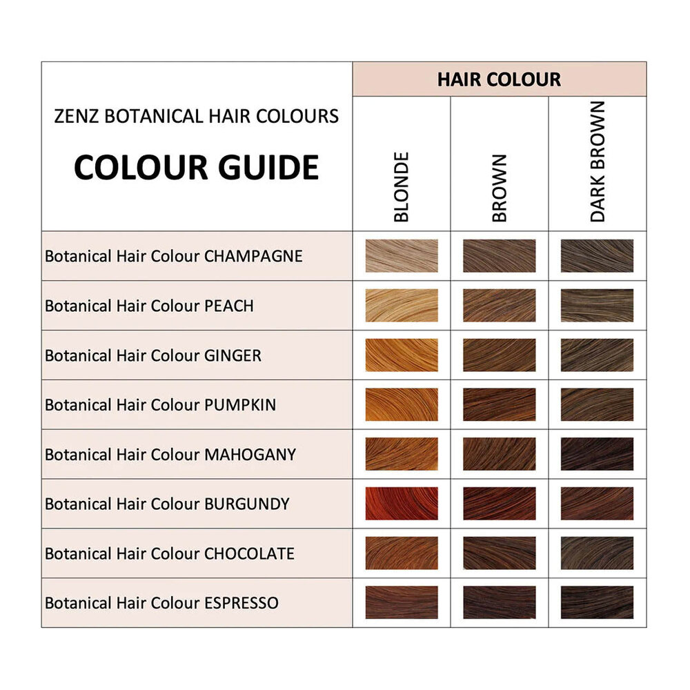 ZENZ Dark Brown Vegetable-Based Hair Dye Espresso