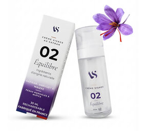 Arc en Sels Crème visage au safran 02 - Équilibre Arc en Sels Crème visage au safran 02 - Équilibre