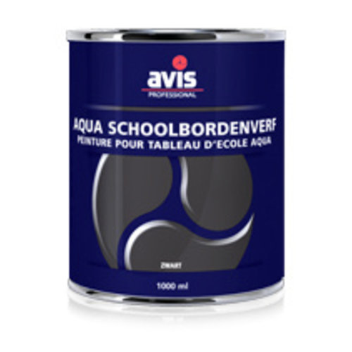 Avis Aqua Schoolbordenverf ZWART 