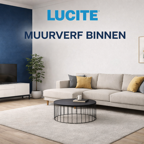 lucite muurverf binnen